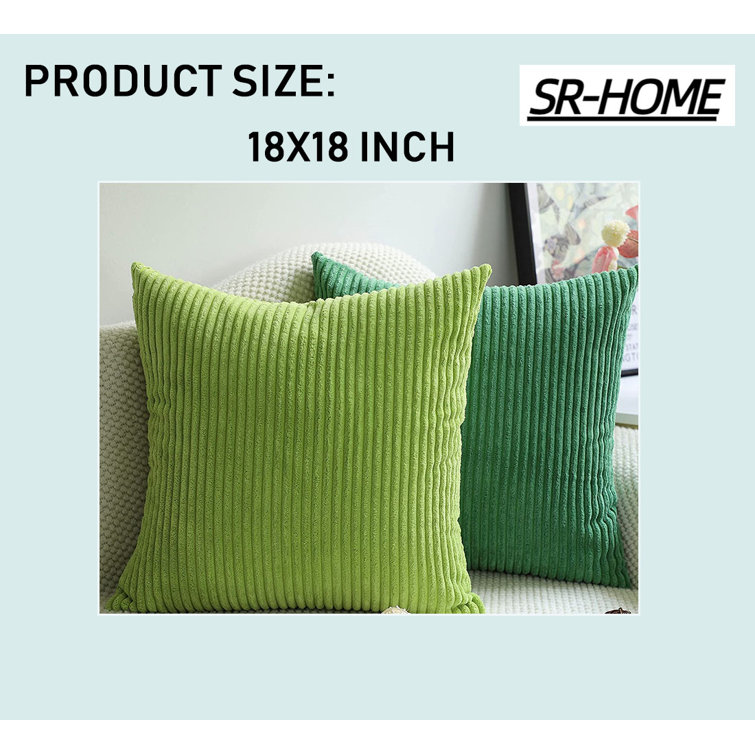 SRHOME Corduroy Pillow Cover Wayfair